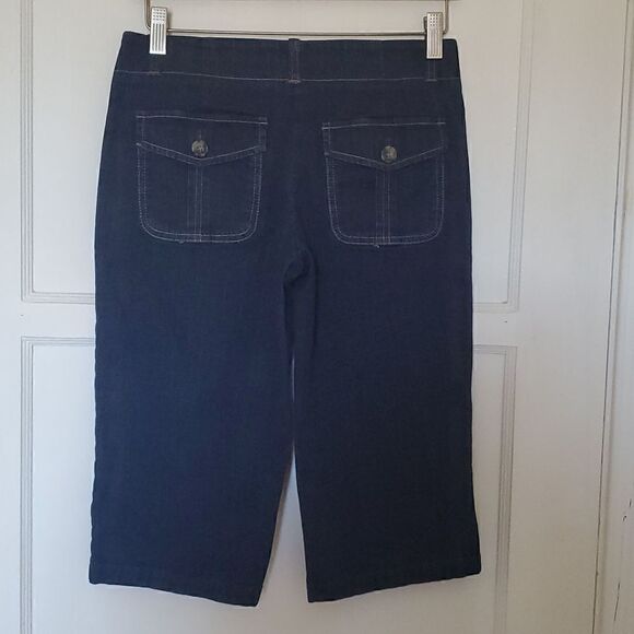 Theory Women's Denim Bermuda Shorts Size 2 - Picture 2 of 6